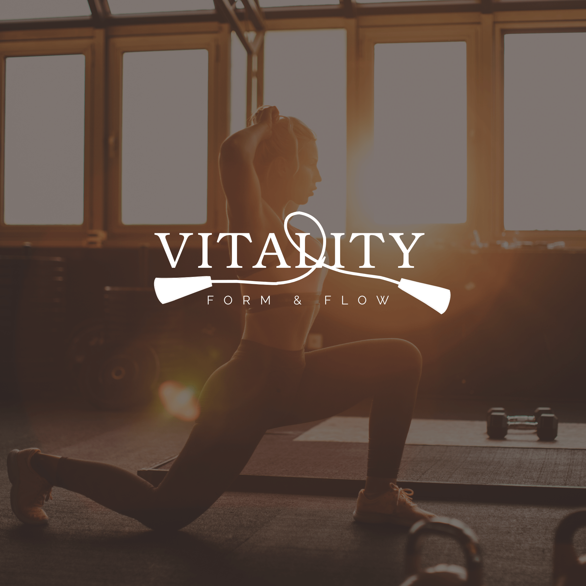 green modern fitness logo 2